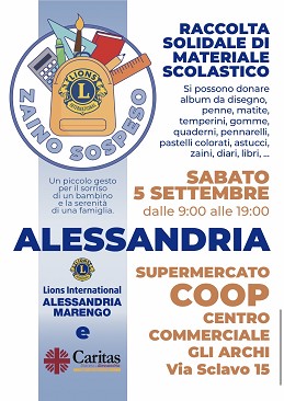RACCOLTA MATERIALE SCOLASTICO