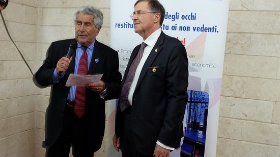 Il Direttore Internazionale Sandro Castellana ospite della Banca degli Occhi